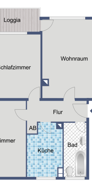 Helle 3-Zimmer-Wohnung in Wiesbaden-Erbenheim - Photo 2