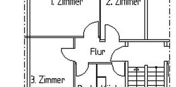 Modernisierte Familienwohnung mit 3 Zimmern in Cottbus - Foto 2