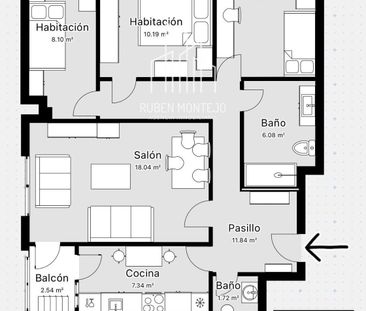 Piso de alquiler en Alfareros, Barrio Blanco - Photo 6