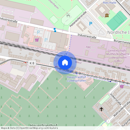 Frankenthaler Straße 138, 67059 Rheinland-Pfalz - Ludwigshafen