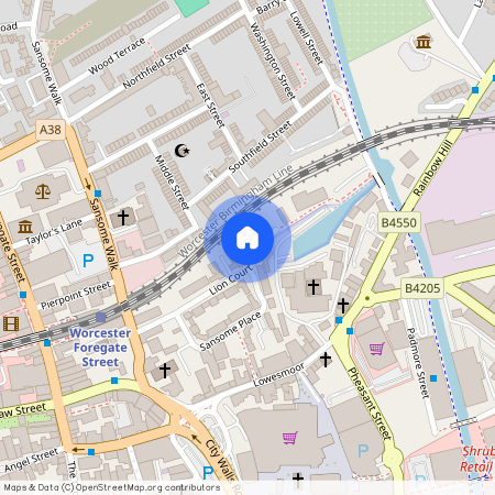 Lion Court, Sansome Place, Worcester, WR1