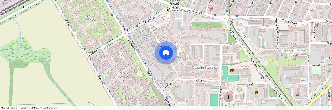 Pruszkowski, Pruszków, Dębowa