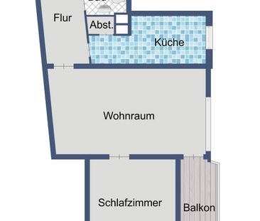 Balkonwohnung im 4. Obergeschoss ab sofort frei - Foto 5