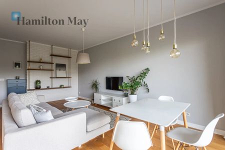 Apartament z dużym tarasem i pięknym widokiem na park na Sadybie - Zdjęcie 4