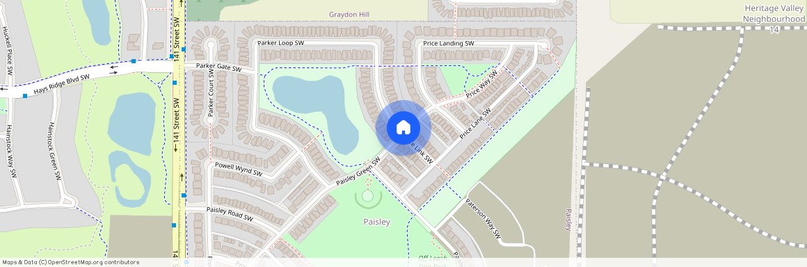 Price Way/Price Lane/ Price Link, Edmonton, AB, Paisley