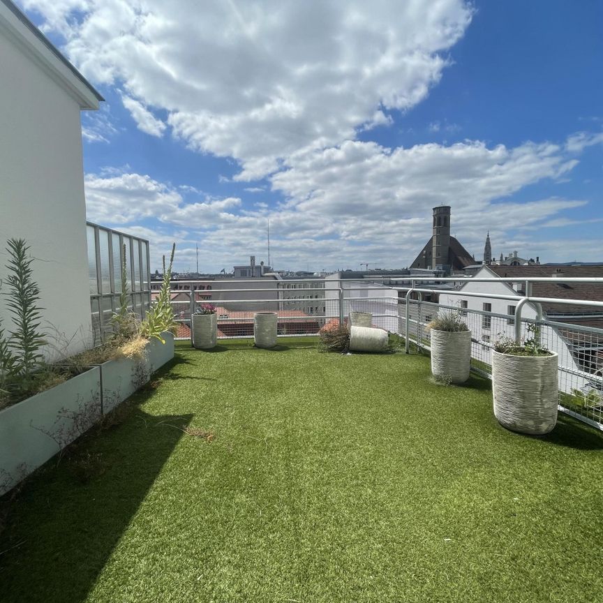 TERRASSE mit Blick über die City im 8. OG!!! HOCHHAUS HERRENGASSE!!!! - Photo 1