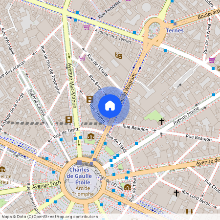 Appartement à louer avenue de Wagram, Paris 17ème