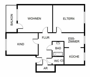 Nimm mich! Interessante 3-Zimmer-Wohnung (WBS) - Photo 6