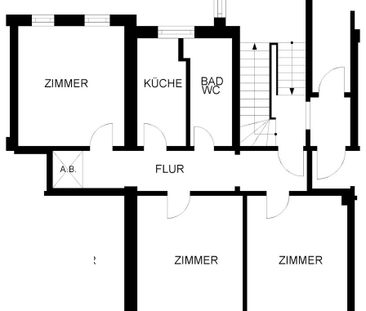 Dachgeschoss-Apartment in Herne-Mitte - Starter-Tarif möglich! - Photo 3