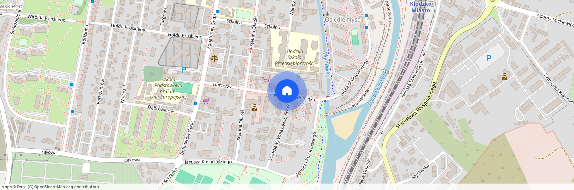 ul. Gustawa Morcinka, Kłodzko, kłodzki, dolnośląskie