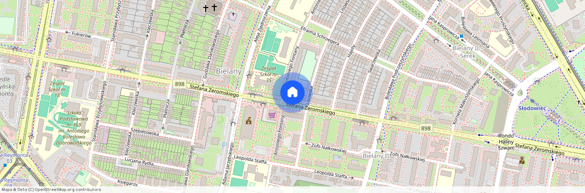 Stefana Żeromskiego, Stare Bielany, Bielany, Warszawa, mazowieckie