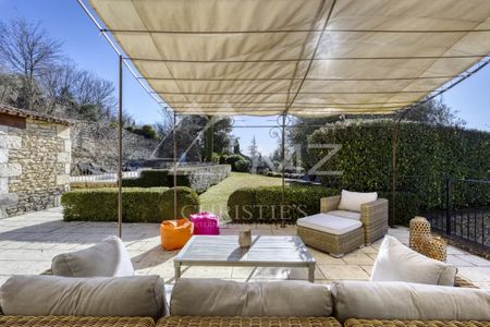 Gordes - Belle maison en pierres avec piscine et climatisation - Photo 2