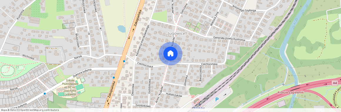 ul. Armii Krajowej, Jugowice, Swoszowice, Kraków, małopolskie