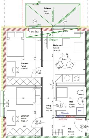 AB 01.11. verfügbar - Wohnen im Styria Center – Stilvolle Wohnungen mit hochwertiger Ausstattung und bester Anbindung - Foto 4
