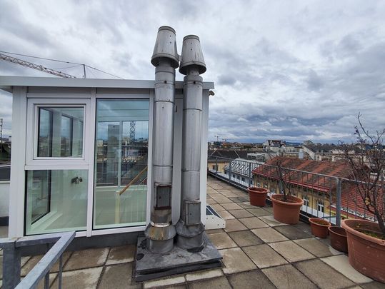 360° Grad Blick über Wien- DG Luxus mit fantastischem Blick über Wien, Stellplatz, klimatisiert, Balkon & Dachterrasse - Photo 1