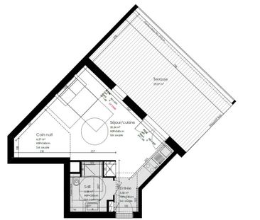 Location Appartement 1 pièce Meublé 38m² BORDEAUX 33100 - Photo 3