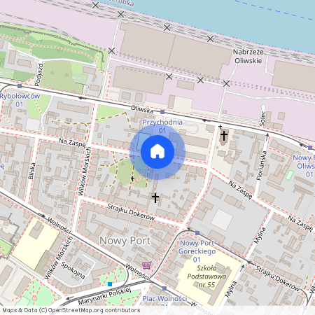 ul. Na Zaspę, Nowy Port, Gdańsk, pomorskie