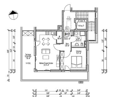 Moderne Penthaus-Wohnung in traumhafter Lage von Neureut - Foto 1