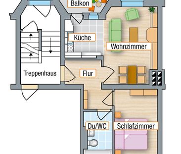 Altbauwohnung im wunderschönen Wissmannhof - Foto 5