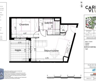 Appartement à louer 2 pièces 45.08m² - Photo 1