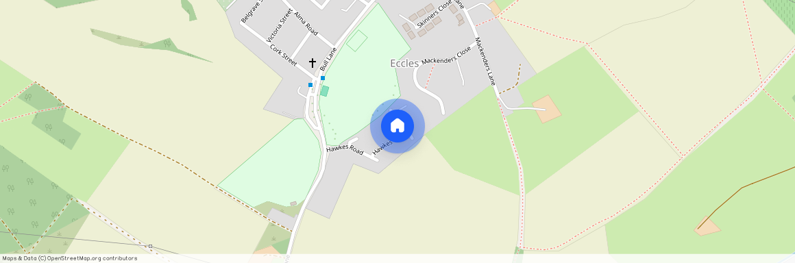 Hawkes Road, Eccles