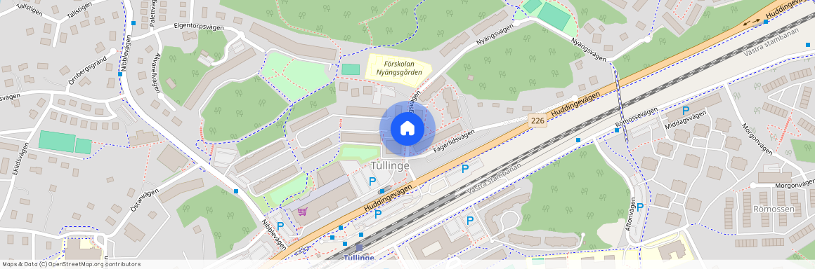 Nyängsvägen, Tullinge
