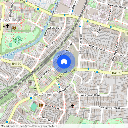All Angels Walk, Oldbury, West Midlands, B68