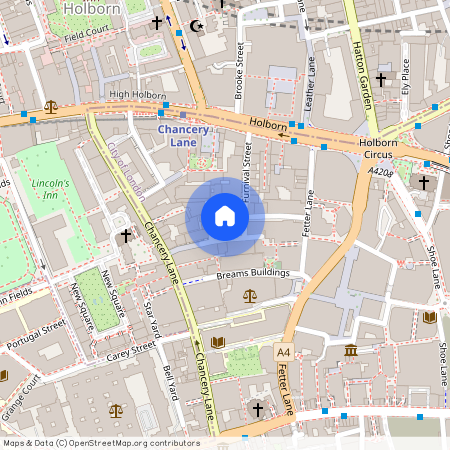 Printers Inn Court, Cursitor Street, Chancery Lane, London, EC4A