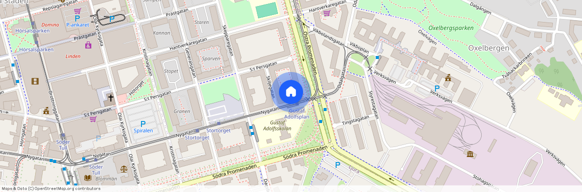 Nygatan 157 B, Centrala Staden