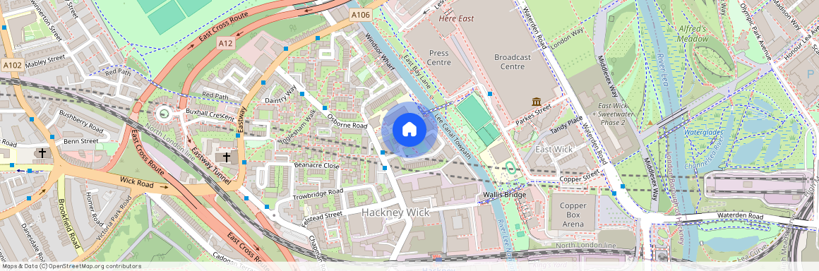 Leabank Square, Hackney Wick, London, E9