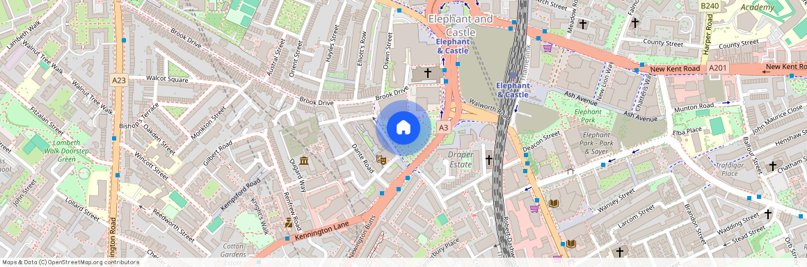 Walworth Road, Elephant & Castle, London, SE1