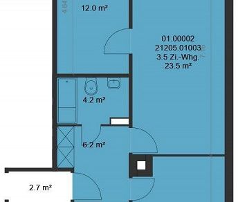 3.5-ZW im 2. OG à 69 m² - Foto 6