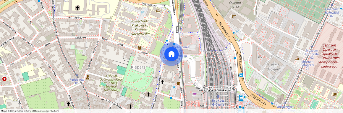 Centrum, Szlak, Kraków