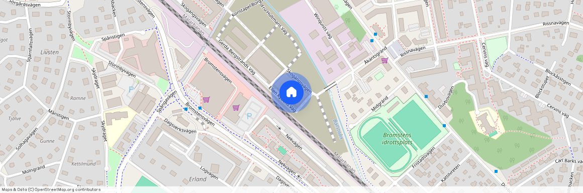 Skogängsvägen 7F, Bromsten