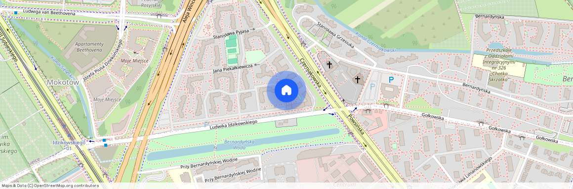 Warszawa, M., Warszawa, Mokotów, Ludwika, Idzikowskiego