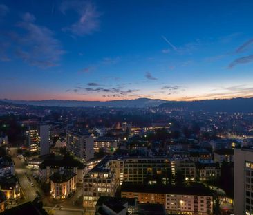 2.5 Zimmerwohnung im 24. OG - modernes Wohnen mit traumhafter Aussicht - Foto 5