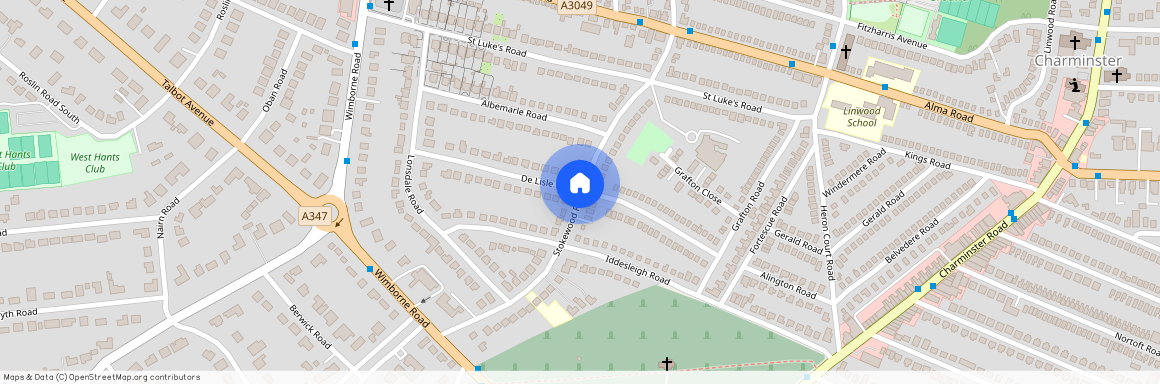 Stokewood Road Bournemouth, BH3, Dorset