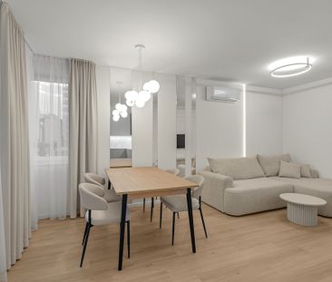 2 pokoje + salon z kuchnią, balkon, 68,25m². - Photo 3