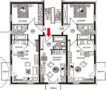 1-Zi-Apartment in der nördlichen Altstadt (mit oder ohne TG) - Foto 1