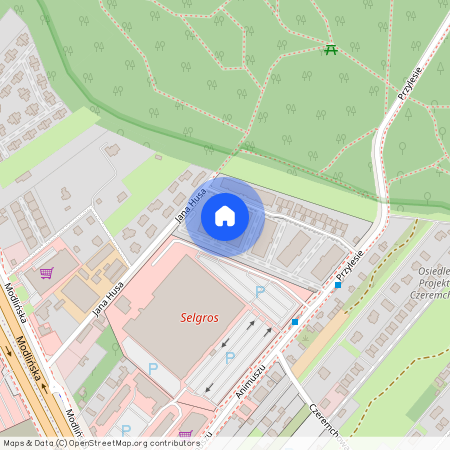 ul. Jana Husa, Dąbrówka Szlachecka, Białołęka, Warszawa, mazowieckie