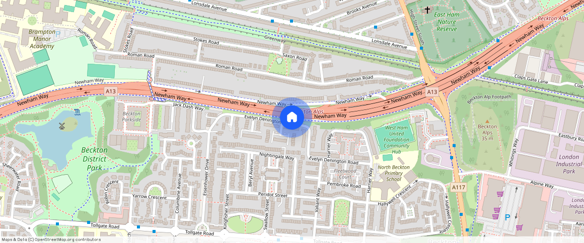 Evelyn Denington Road, London E6