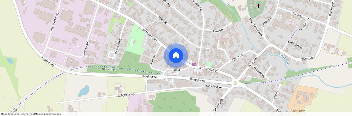 Jernbanegade, 17 A, 8881Thorsø