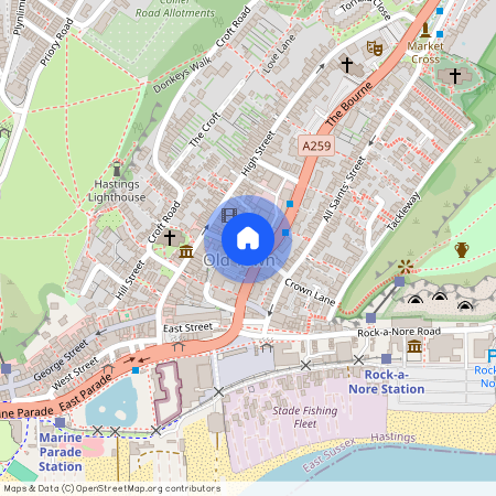 Courthouse Street, Hastings, TN34