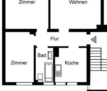 Familienfreundliche 3-Zimmer-Wohnung in Eller, frisch saniert - Photo 1