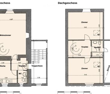 3½-Zi-Maisonette mit Wendeltreppe, 9 Min. nach Olten - Photo 5