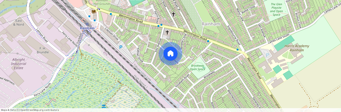 Findon Gardens, Rainham, RM13