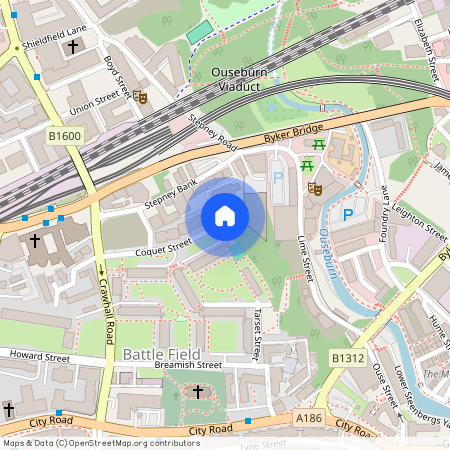 Coquet Street, Newcastle Upon Tyne NE1