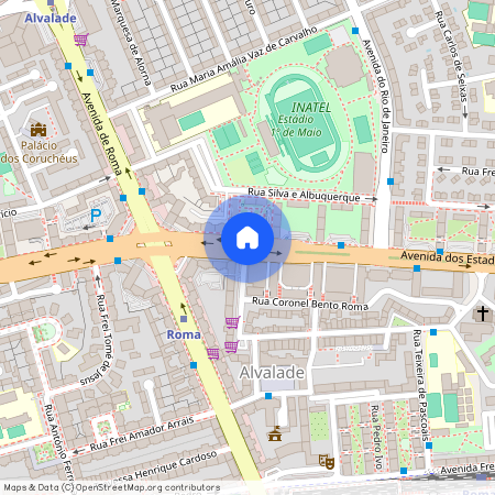 Avenida dos Estados Unidos da América, Lisbon, Lisbon 1700