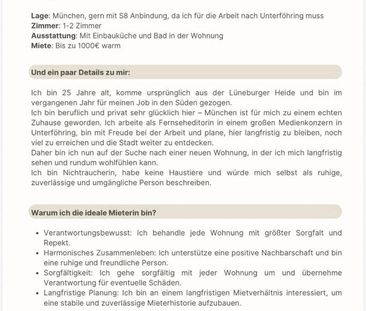 Ich suche ein neues Zuhause in München, Wohnung gesucht - Photo 1