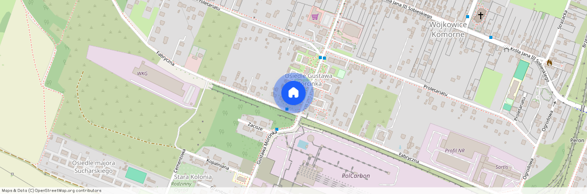 ul. Morcinka, Wojkowice, będziński, śląskie